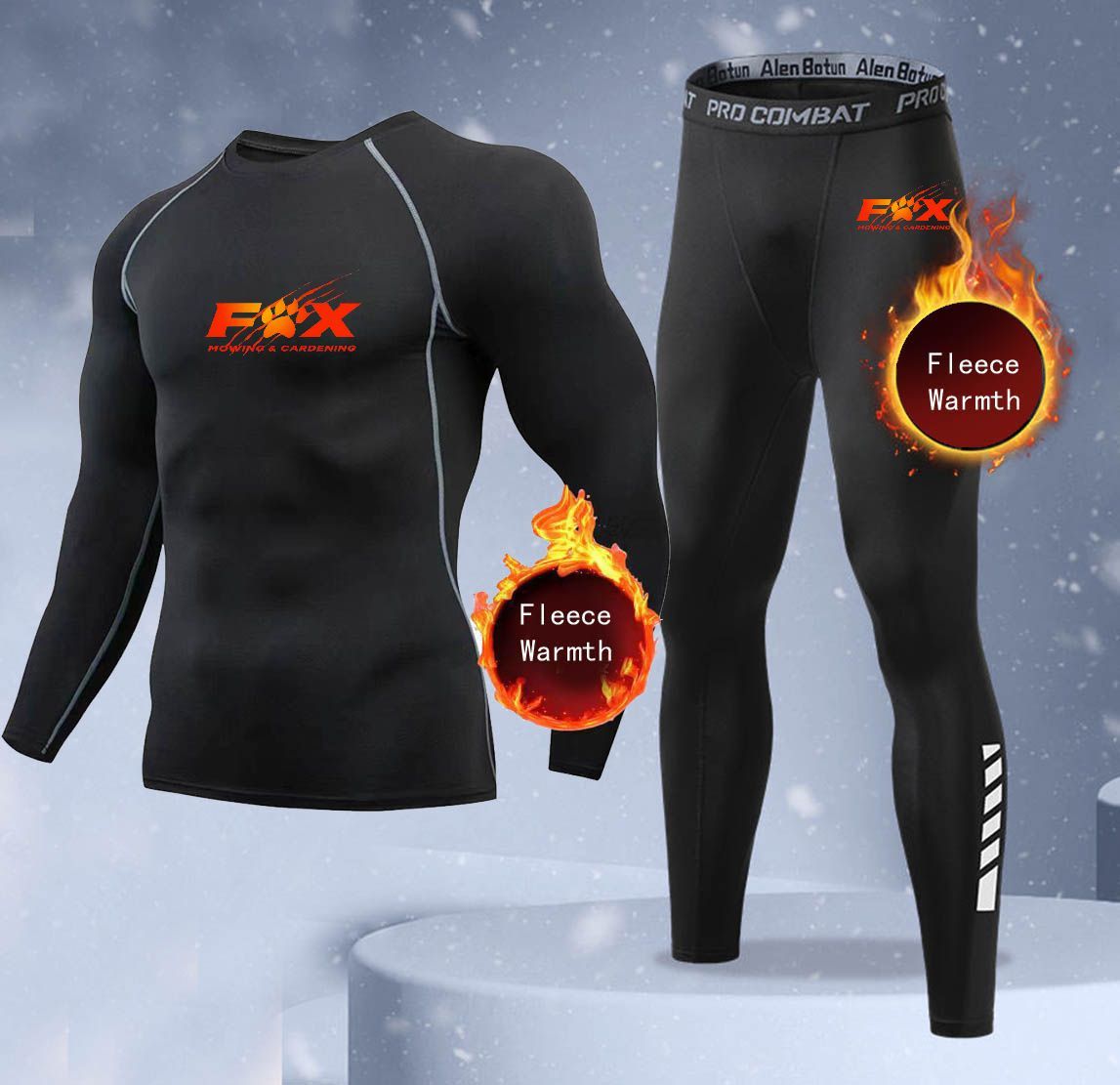 Thermal Long John - Nuovo Set di Biancheria Intima Invernale