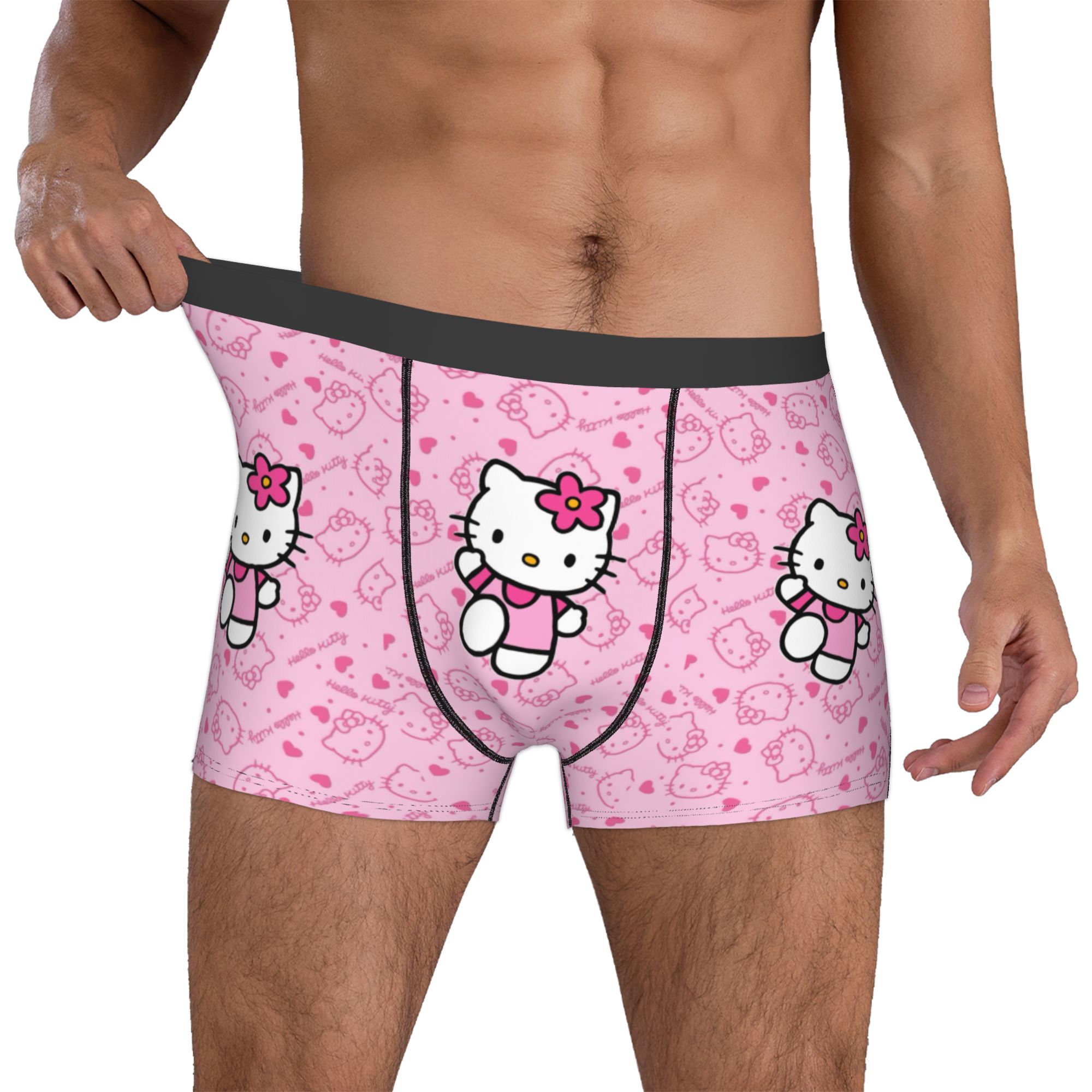 Boxer Shorts Modal - Mutandine da Ragazza con Stampa Gattino,