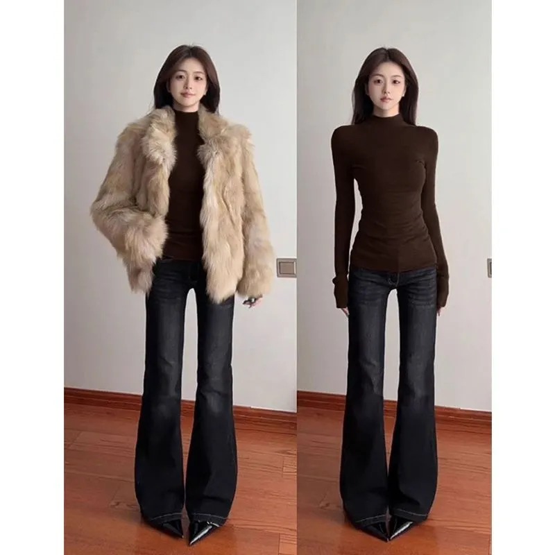 Base Layer Top - Top a collo alto slim da