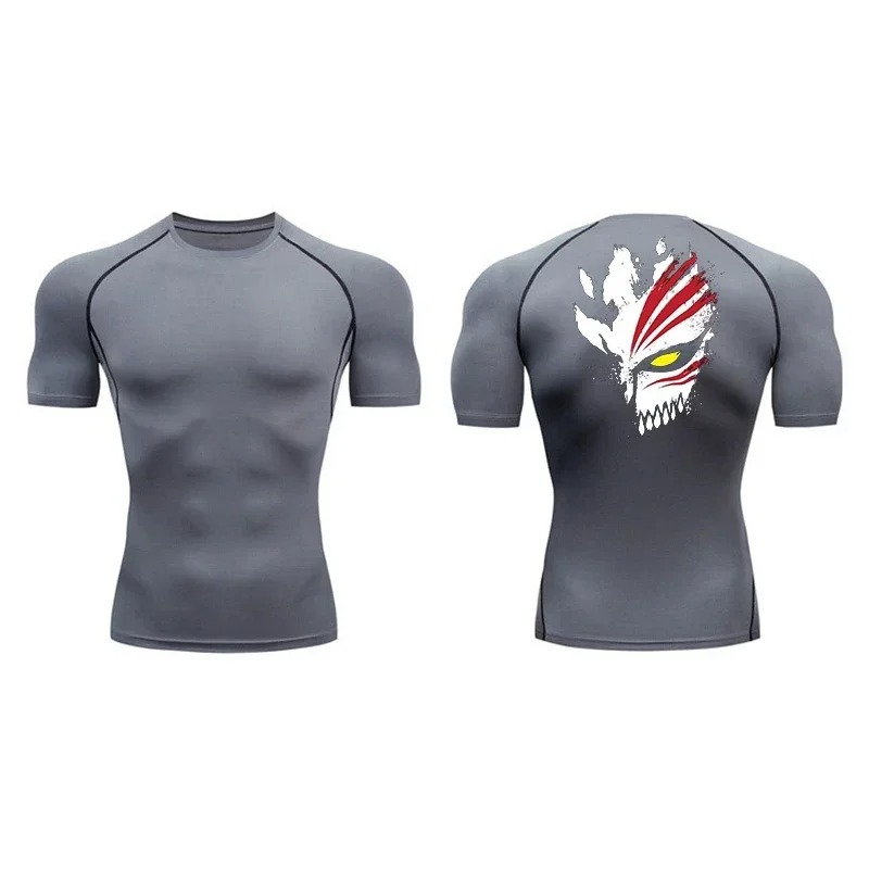 Base Layer Top - T-shirt a Compressione Sportiva a Maniche