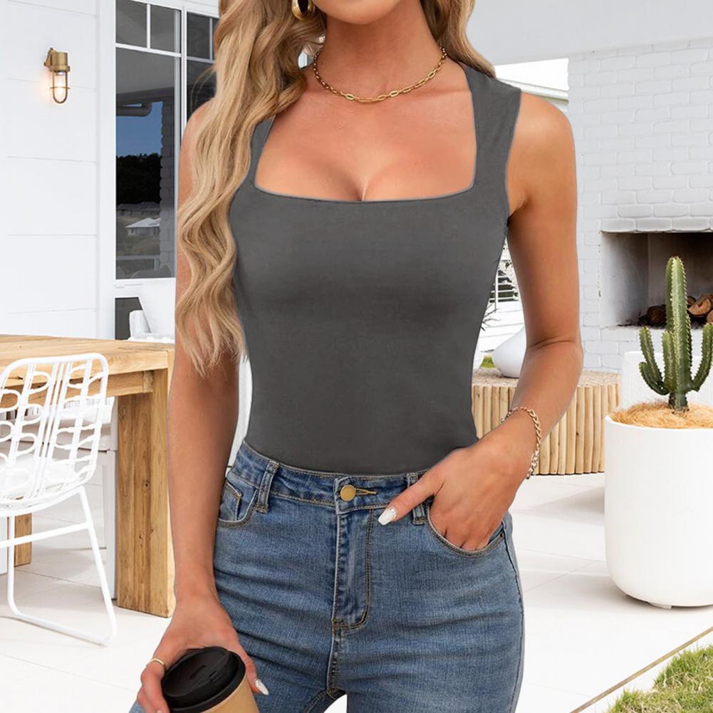 Canotta Estiva da Donna Senza  - Tank Top Ribbed recensione e prezzo